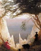 Caspar David Friedrich Chalk Cliffs on Rugen (mk09) oil
